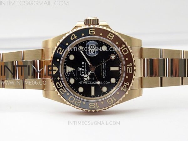 GMT-Master II Rootbeer 126715 CHNR Clean Factory 1:1 Best Edition on Black Dial RG Bracelet VR3285 CHS – Bild 3