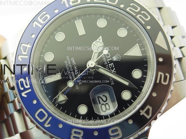 GMT-Master II Batman126710 BLNR Blue/Black Ceramic Clean Factory 1:1 Best Edition Black Dial on Jubilee Bracelet SH3285 CHS – Bild 4