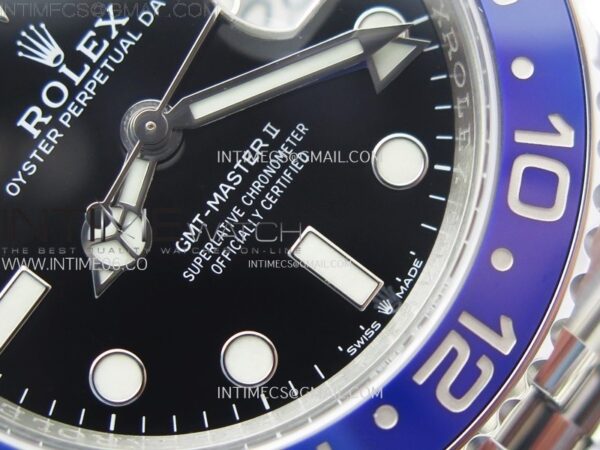 GMT-Master II Batman126710 BLNR Blue/Black Ceramic Clean Factory 1:1 Best Edition Black Dial on Jubilee Bracelet SH3285 CHS – Bild 6