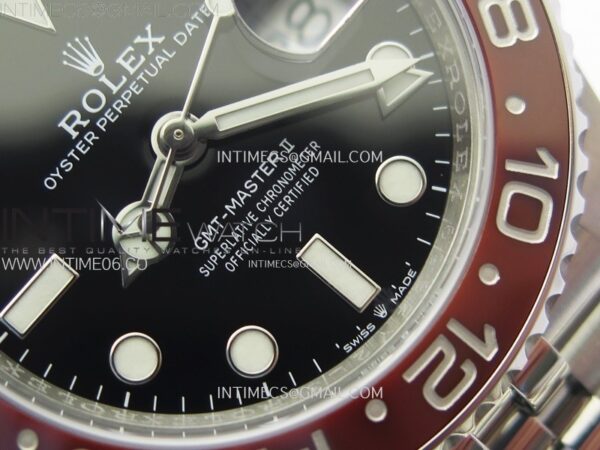 GMT-Master II Pepsi 126710 BLRO Blue/Red Ceramic Clean Factory 1:1 Best Edition Black Dial on Jubilee Bracelet SH3285 CHS – Bild 6