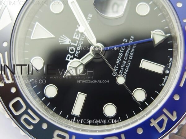 GMT-Master II Batman126710 BLNR Blue/Black Ceramic Clean Factory 1:1 Best Edition Black Dial on Jubilee Bracelet SH3285 CHS – Bild 7