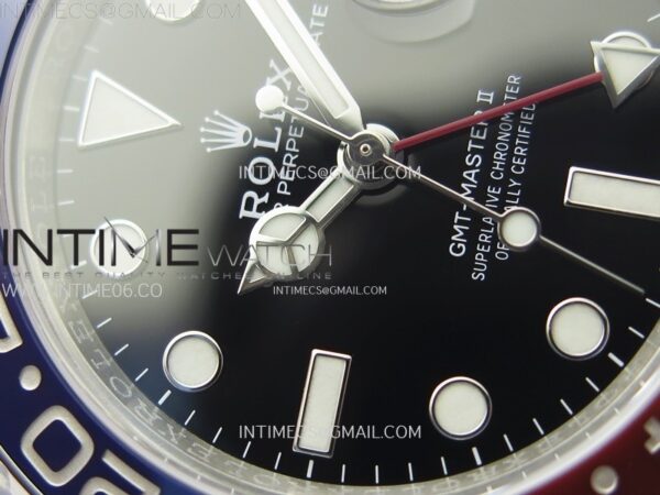 GMT-Master II Pepsi 126710 BLRO Blue/Red Ceramic Clean Factory 1:1 Best Edition Black Dial on Jubilee Bracelet SH3285 CHS – Bild 7