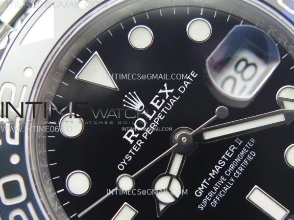 GMT-Master II Batman126710 BLNR Blue/Black Ceramic Clean Factory 1:1 Best Edition Black Dial on Jubilee Bracelet SH3285 CHS – Bild 8