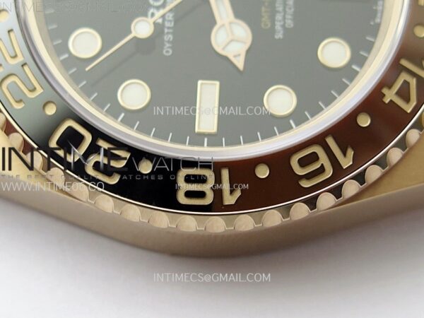 GMT-Master II Rootbeer 126715 CHNR Clean Factory 1:1 Best Edition on Black Dial RG Bracelet VR3285 CHS – Bild 10
