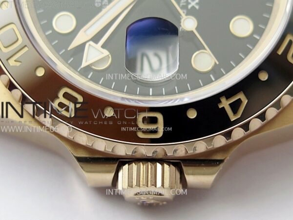 GMT-Master II Rootbeer 126715 CHNR Clean Factory 1:1 Best Edition on Black Dial RG Bracelet VR3285 CHS – Bild 11