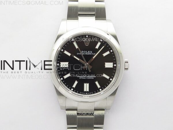 Oyster Perpetual 36mm 124300 904L Steel Clean Factory 1:1 Best Edition Black Dial on SS Bracelet VR3230 V2 – Bild 2