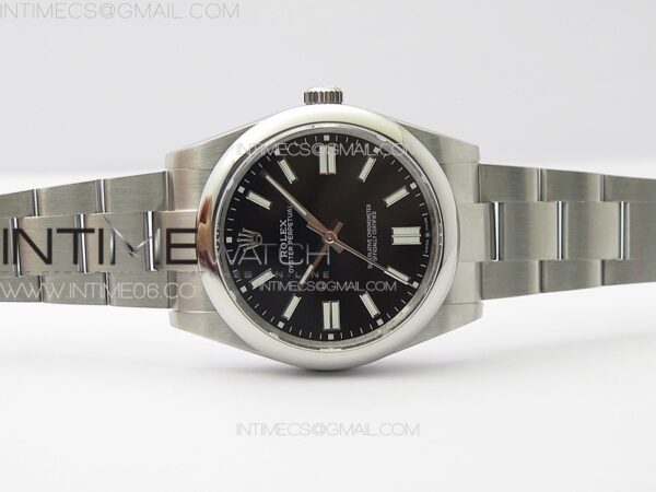 Oyster Perpetual 36mm 124300 904L Steel Clean Factory 1:1 Best Edition Black Dial on SS Bracelet VR3230 V2 – Bild 4