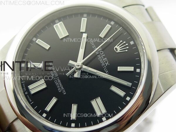 Oyster Perpetual 36mm 124300 904L Steel Clean Factory 1:1 Best Edition Black Dial on SS Bracelet VR3230 V2 – Bild 5