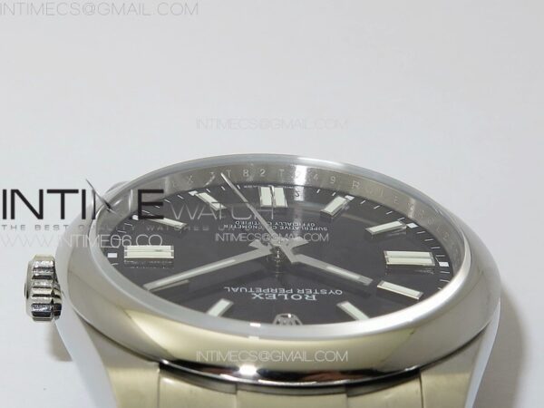 Oyster Perpetual 36mm 124300 904L Steel Clean Factory 1:1 Best Edition Black Dial on SS Bracelet VR3230 V2 – Bild 11