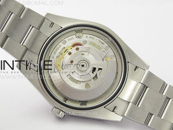 Oyster Perpetual 36mm 124300 904L Steel Clean Factory 1:1 Best Edition Black Dial on SS Bracelet VR3230 V2 – Bild 29