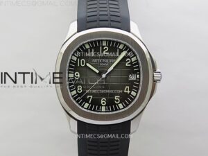 Aquanaut Jumbo 5167A-001 SS 3KF 1:1 Best Edition Black Dial on Black Rubber Strap Super Clone 26-330 V2