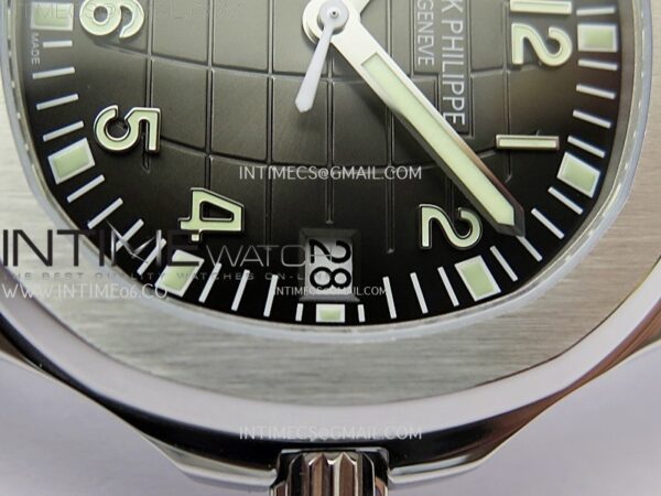 Aquanaut Jumbo 5167A-001 SS 3KF 1:1 Best Edition Black Dial on Black Rubber Strap Super Clone 26-330 V2 – Bild 5