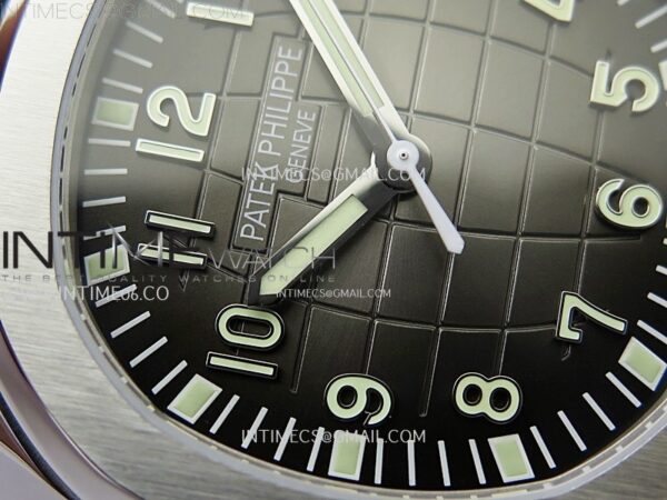 Aquanaut Jumbo 5167A-001 SS 3KF 1:1 Best Edition Black Dial on Black Rubber Strap Super Clone 26-330 V2 – Bild 7