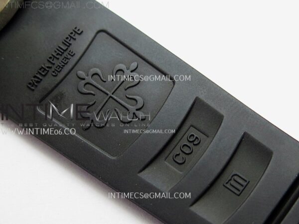 Aquanaut Jumbo 5167A-001 SS 3KF 1:1 Best Edition Black Dial on Black Rubber Strap Super Clone 26-330 V2 – Bild 15