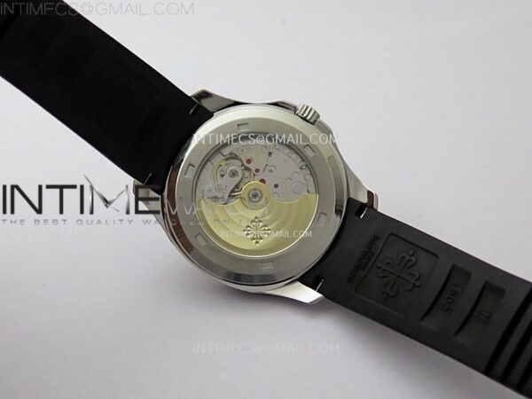 Aquanaut Jumbo 5167A-001 SS 3KF 1:1 Best Edition Black Dial on Black Rubber Strap Super Clone 26-330 V2 – Bild 19