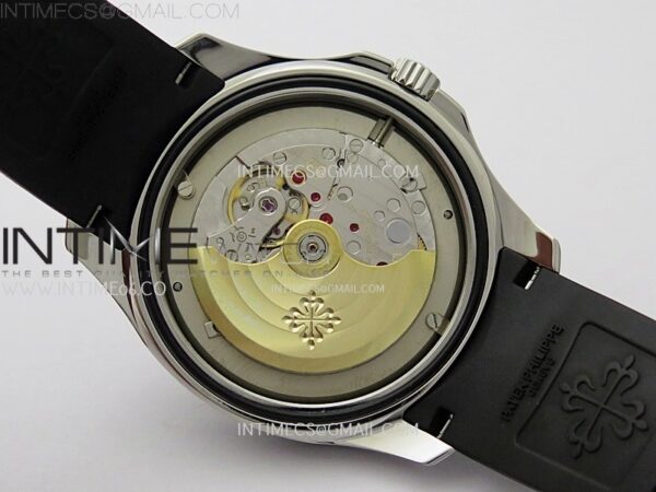 Aquanaut Jumbo 5167A-001 SS 3KF 1:1 Best Edition Black Dial on Black Rubber Strap Super Clone 26-330 V2 – Bild 23