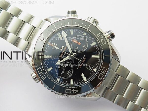 Planet Ocean Master Chronometer Black Ceramic Bezel SS VSF 1:1 Best Edition Black Dial on SS Bracelet A9900 – Bild 2