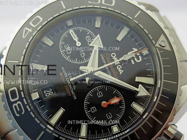 Planet Ocean Master Chronometer Black Ceramic Bezel SS VSF 1:1 Best Edition Black Dial on SS Bracelet A9900 – Bild 4