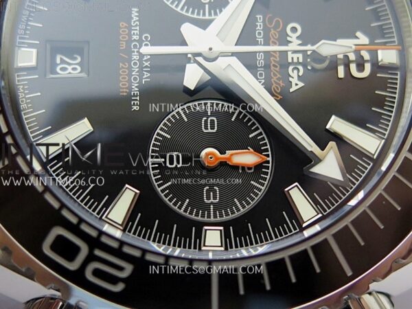 Planet Ocean Master Chronometer Black Ceramic Bezel SS VSF 1:1 Best Edition Black Dial on SS Bracelet A9900 – Bild 5