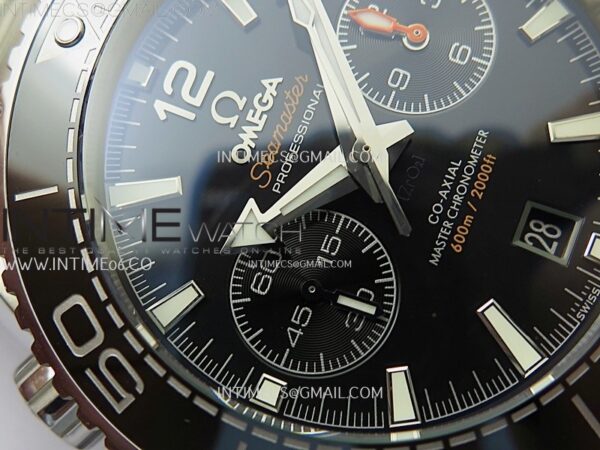 Planet Ocean Master Chronometer Black Ceramic Bezel SS VSF 1:1 Best Edition Black Dial on SS Bracelet A9900 – Bild 7