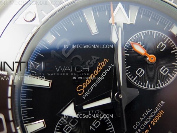 Planet Ocean Master Chronometer Black Ceramic Bezel SS VSF 1:1 Best Edition Black Dial on SS Bracelet A9900 – Bild 8