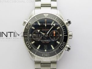 Planet Ocean Master Chronometer Black Ceramic Bezel SS VSF 1:1 Best Edition Black Dial on SS Bracelet A9900