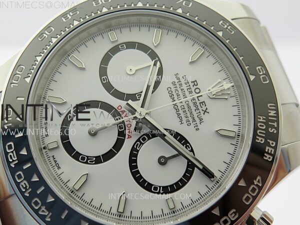Daytona Panda 126500 QF 1:1 Best Edition 904L Steel White Dial on SS Bracelet DD4131 – Bild 4
