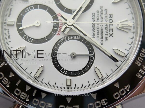 Daytona Panda 126500 QF 1:1 Best Edition 904L Steel White Dial on SS Bracelet DD4131 – Bild 5