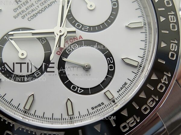 Daytona Panda 126500 QF 1:1 Best Edition 904L Steel White Dial on SS Bracelet DD4131 – Bild 6