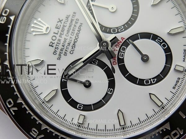 Daytona Panda 126500 QF 1:1 Best Edition 904L Steel White Dial on SS Bracelet DD4131 – Bild 7
