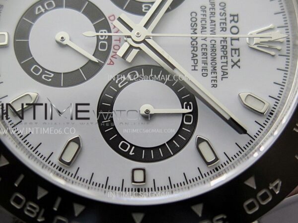 Daytona Panda 116500 904L SS VSF 1:1 Best Edition White Dial on 904L SS Braclet SA4130 – Bild 2