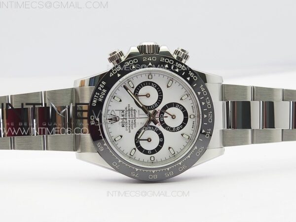 Daytona Panda 116500LN NOOB V5 1:1 Best Edition White Dial on 904L SS Case and Bracelet SA4130 – Bild 3