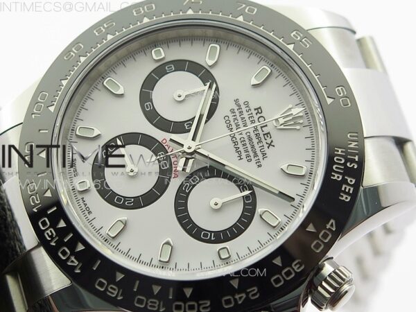 Daytona Panda 116500LN NOOB V5 1:1 Best Edition White Dial on 904L SS Case and Bracelet SA4130 – Bild 4