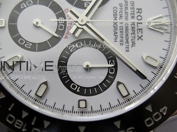 Daytona Panda 116500 904L SS VSF 1:1 Best Edition White Dial on 904L SS Braclet SA4130 – Bild 6