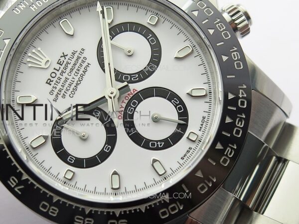 Daytona Panda 116500LN NOOB V5 1:1 Best Edition White Dial on 904L SS Case and Bracelet SA4130 – Bild 6