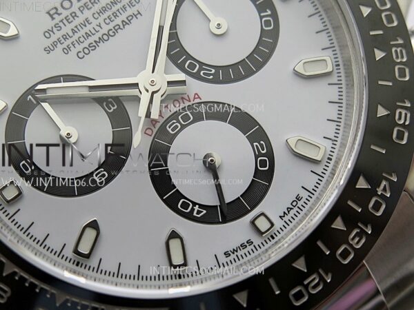 Daytona Panda 116500 904L SS VSF 1:1 Best Edition White Dial on 904L SS Braclet SA4130 – Bild 7