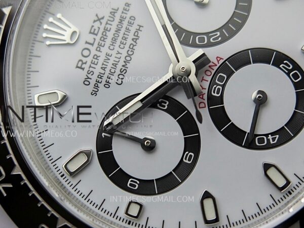 Daytona Panda 116500 904L SS VSF 1:1 Best Edition White Dial on 904L SS Braclet SA4130 – Bild 8