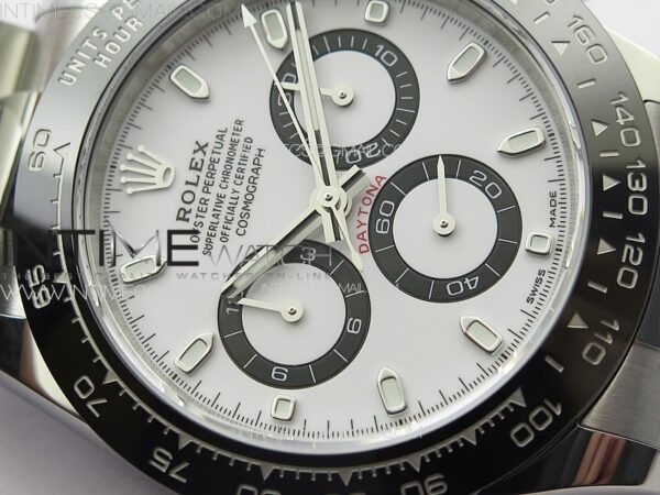 Daytona Panda 116500LN NOOB V5 1:1 Best Edition White Dial on 904L SS Case and Bracelet SA4130 – Bild 8