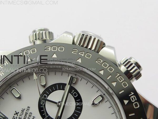 Daytona Panda 116500LN NOOB V5 1:1 Best Edition White Dial on 904L SS Case and Bracelet SA4130 – Bild 11