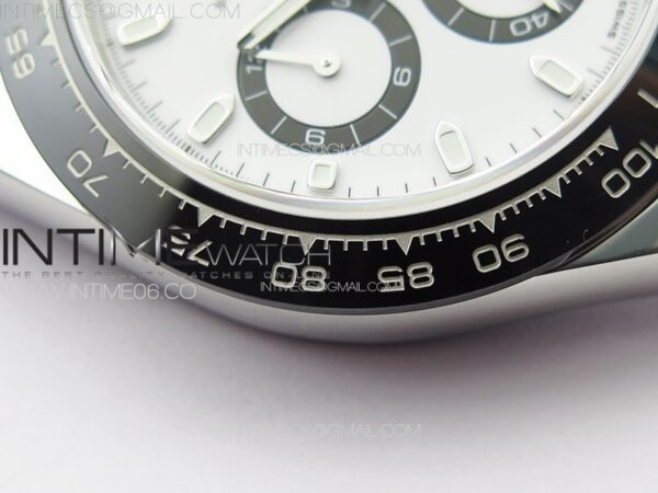 Daytona Panda 116500LN NOOB V5 1:1 Best Edition White Dial on 904L SS Case and Bracelet SA4130 – Bild 12