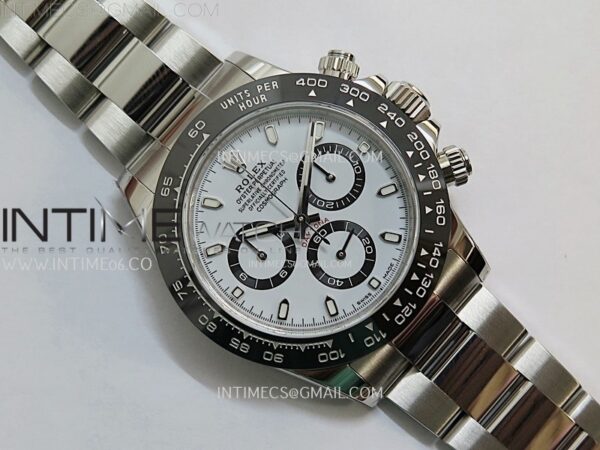 Daytona Panda 116500 904L SS VSF 1:1 Best Edition White Dial on 904L SS Braclet SA4130 – Bild 30