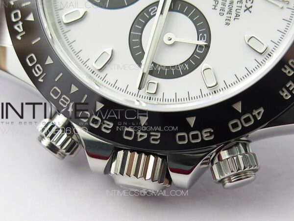 Daytona Panda 116500LN NOOB V5 1:1 Best Edition White Dial on 904L SS Case and Bracelet SA4130 – Bild 13