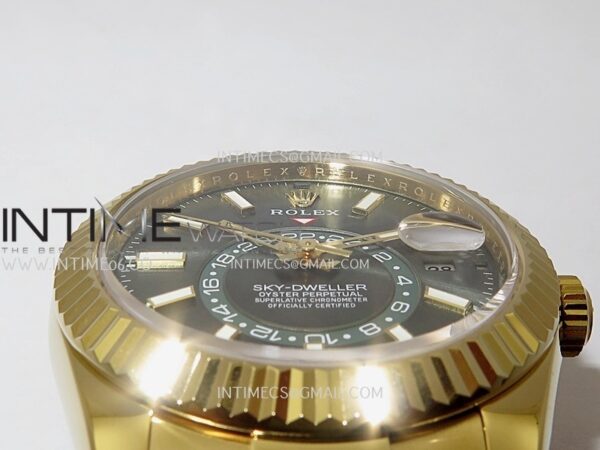 Sky-Dweller 336238 Gain Weight YG ZF 1:1 Best Edition Mint Green Dial on Oysterflex Rubber Strap Asian 2824 – Bild 6