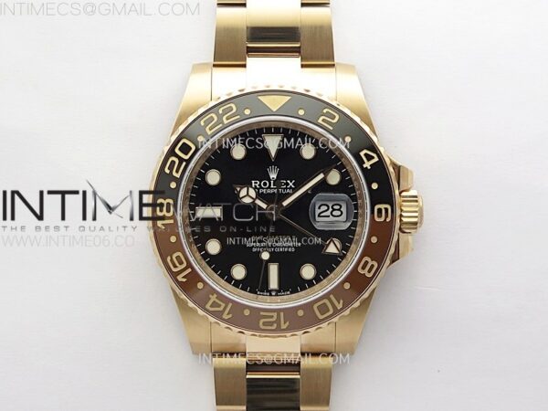 GMT Master II Rootbeer 126715 CHNR RG VSF 1:1 Best Edition Black Dial on RG Bracelet VR3285 CHS