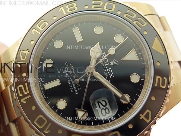 GMT Master II Rootbeer 126715 CHNR RG VSF 1:1 Best Edition Black Dial on RG Bracelet VR3285 CHS – Bild 4