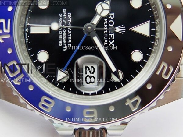 GMT-Master II 126710 BLNR 904L SS V3 VSF 1:1 Best Edition Black Dial On Jubilee Bracelet DD3285 CHS – Bild 5