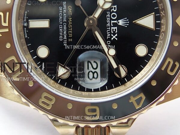 GMT Master II Rootbeer 126715 CHNR RG VSF 1:1 Best Edition Black Dial on RG Bracelet VR3285 CHS – Bild 5