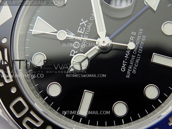 GMT-Master II 126710 BLNR 904L SS V3 VSF 1:1 Best Edition Black Dial On Jubilee Bracelet DD3285 CHS – Bild 7