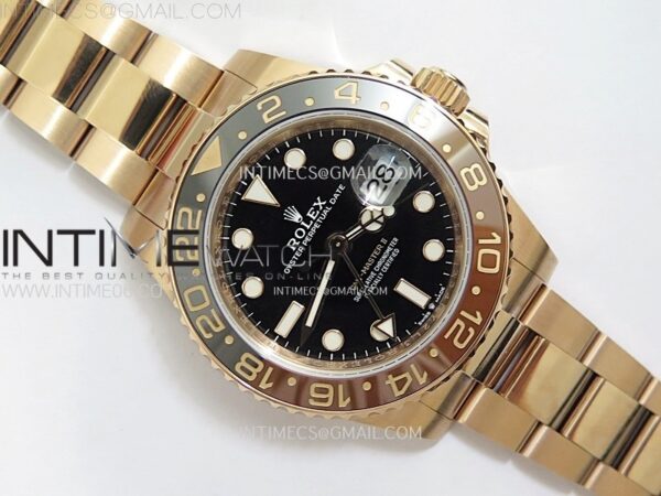 GMT Master II Rootbeer 126715 CHNR RG VSF 1:1 Best Edition Black Dial on RG Bracelet VR3285 CHS – Bild 13