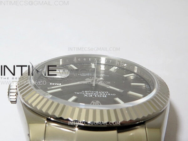 DateJust 41 126334 904L SS VSF 1:1 Best Edition Gray Dial on Oyster Bracelet VS3235 – Bild 2